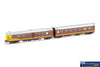AUS-NRC06 Auscision DEB-Set Railcar (4-Car) ’Reverse’ #HPF954; TFR851; TC753 & PF910 HO Scale DCC-Ready Locomotive