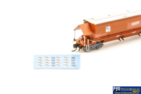 Aus-Nsp06 Bgkf Grain Hopper Renumbering Decals N Scale. Part