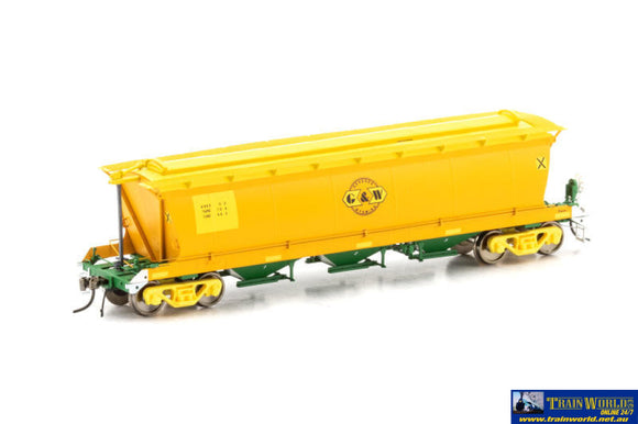 Aus-Sgh17 Ahgx-Type Grain-Hopper Gwa Orange/green/yellow With Ground Operated Lids (4-Pack)