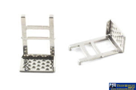 AUS-SP02 Victorian Steel Style Freight Wagon Shunter Steps Metal Etched - 10 Pack HO Scale. Part