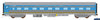 AUS-SPC02 Auscision Sleeping Car WCR ’Nomuldi’ Blue/Grey *2000-2004* (Single Car) HO-Scale Rolling Stock