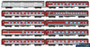AUS-SPS08 Auscision ’The Overland’ AN/GSR Regal Red *1995-1999* (10-Car Set) HO-Scale Rolling Stock