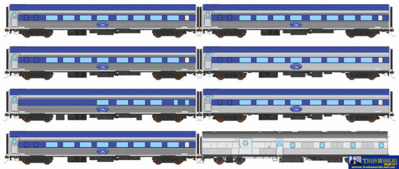 AUS-SPS11 Auscision ’The Overland’ GSR Blue with Emu Logo *2017-Present* (8-Car Set) HO-Scale Rolling Stock