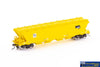 AUS-VGH50 Auscision BGGX-Type Grain-Hopper ’SSR Yellow with SSR Logo’ Set-2 *4-Pack* HO Scale - Rolling Stock