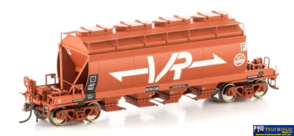 Aus-Vhw04 Auscision Jaf-Type Soda Ash Hopper Wagon Red With Large Vr & Ici Logos #Jaf 502; 504; 505