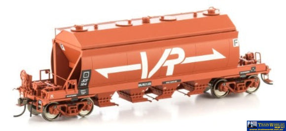 Aus-Vhw06 Auscision Jcf-Type Cement-Hopper Wagon Red With Large Vr Logos #Jcf-101; 103; 104 & 110