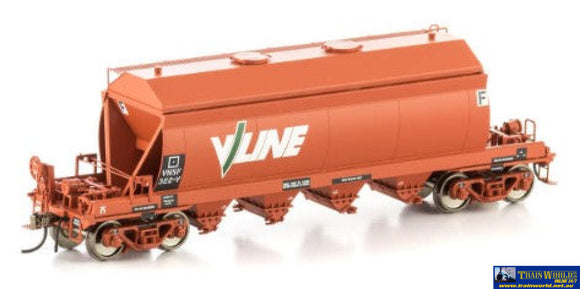 Aus-Vhw13 Vhsf-Type Sand Hopper Wagon Red With V/Line Logos #Vhsf-322-V; 324-X; 331-M & 339-P