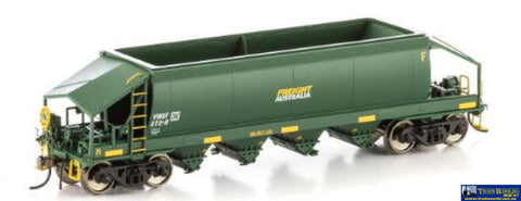 Aus-Vhw20 Vhqf-Type Quarry-Hopper V2 Green With Small Freight Australia Logos #Vhqf-272-R; 406-L;