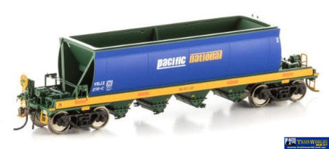 Aus-Vhw24 Vhjx-Type Quarry-Hopper Blue/Green With Pacific National Logos #Vhx-210C Ho Scale Rolling
