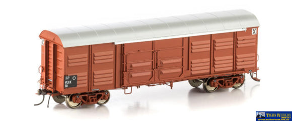 Aus-Vlv20 Auscision Vlcx Louvred Van Vr Wagon Red With No Logo - 4 Car Pack Ho Scale Rolling Stock