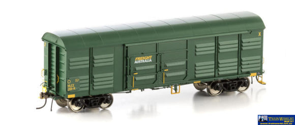 Aus-Vlv24 Auscision Vlcx Louvred Van Freight Australia Green With Fa Logo - 4 Car Pack Ho Scale