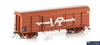 Aus-Vlv27 Auscision Vbbx Box Van Vr Wagon Red With Large Logo & 4 Louvre Doors - Car Pack Ho Scale