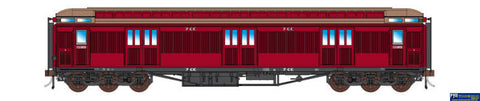 Aus-Vpc27 Auscision Ce-Type Baggage/guards Carriage Vr 7Ce Carriage-Red With 6-Wheel Bogies
