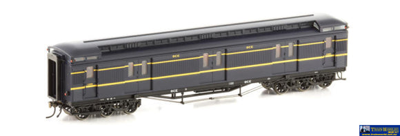 Aus-Vpc29 Auscision Ce-Type Baggage/guards Carriage (1954-1985) Vr 21Ce Blue/gold With 6-Wheel