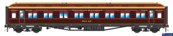 Aus-Vpc37 Auscision E-Type Passenger Carriage Ae First-Class 2Ae Heritage-Brown With Pin-Striping &