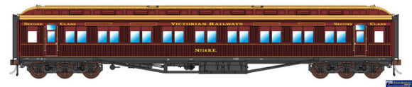 Aus-Vpc38 Auscision E-Type Passenger Carriage Be Second-Class 14Be Heritage-Brown With Pin-Striping