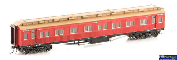 Aus-Vpc39 Auscision E-Type Passenger Carriage Ae First-Class 41Ae V&sa Carriage-Red With 6-Wheel