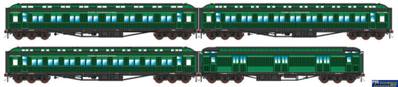 Aus-Vps36 Auscision E-Type Passenger Carriage The Overland Hawthorn Green With Etched Nameplate - 4