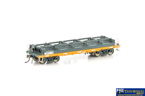 Aus-Vsw13 Auscision Rcsf Coil Steel Wagon National Rail Grey/Orange With No Logos Or Tarpaulin