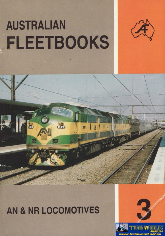 Australian Fleetbooks: No.3 An & Nr Locomotives -Used- (Ub-02903) Reference
