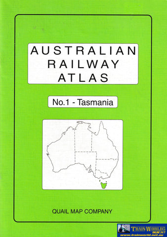 Australian Railway Atlas - No. 1 Tasmania -Used- (Ubtb-0338S) Reference