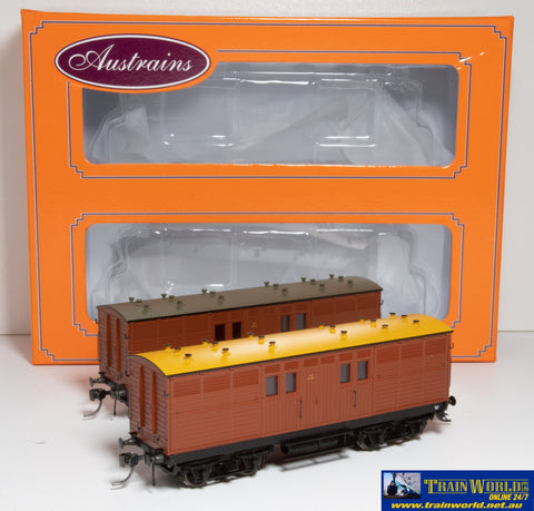 Aut-Kkg001 Austrains Kkg Horse-Box Nswgr #kkg1523 & Kkg1529 (Twin-Pack) Ho Scale Rolling Stock