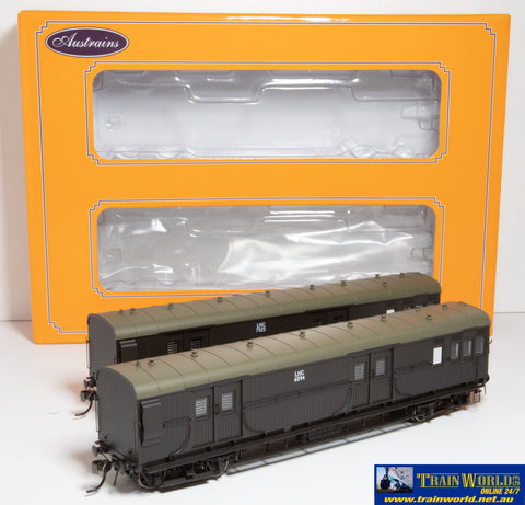 Aut-Lhga Austrains Lhg Brake-Van (No-End Windows) Nswgr #lhg6094 & Lhg7025 (Twin-Pack) Ho Scale