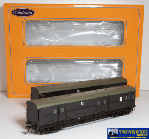 Aut-Lhgc Austrains Lhg/ohg Brake-Vans (No-End Windows) Nswgr #lhg6931 & Ohg1041 (Twin-Pack) Ho Scale