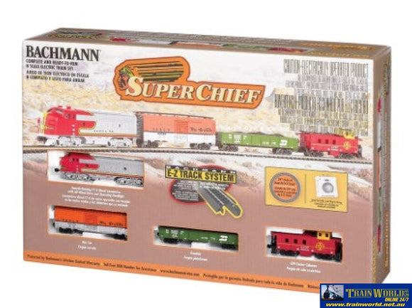 Bac-24021 Bachmann Super Chief Train Set N Scale Dc Sets