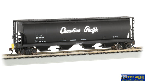BAC-73804 Bachmann Cylindrical Grain-Hopper Car #386502 Canadian Pacific (CP) ’With Flashing End of Train Device’