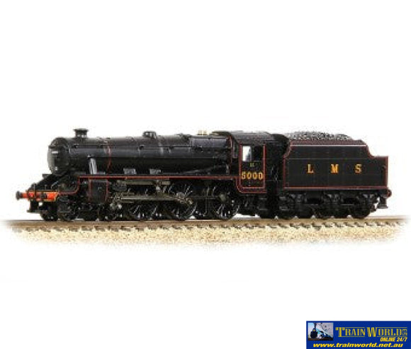 Bbl - 372135A Lms 5Mt ’Black 5’ With Riveted Tender 5000 Lined Black N - Scale Dcc - Ready