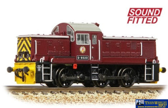 Bbl-372955Sf Graham Farish Br Class-14 D9523 Maroon With Wasp Stripes Era-9 N-Scale Dcc/Sound-Fitted