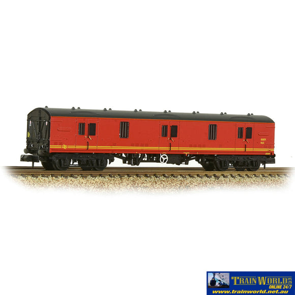 Bbl-374139 Graham Farish Br Mk.1-Carriage Nkx General Utility Van #93571 Rail Mail Letters (Era-8)