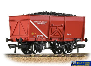 Bbl-37429 Bachmann Branchline 16T Steel Slope-Sided Mineral Wagon Wd Barnett & Co. Red [Wl] Oo-Scale