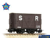 BBL-393126 Bachmann Narrow-Gauge RNAD Box-Van ’SR Brown’ #47062 Era-3 OO9-Scale Rolling Stock
