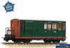 BBL-394080 Bachmann Narrow-Gauge FR Brake Third No.10 ’Ffestiniog Railway’ Green with Red-Ends (Era-9) OO9-Scale
