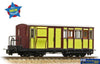 BBL-394081 Bachmann Narrow-Gauge FR Brake Third No.2 ’Ffestiniog Railway’ Yellow & Crimson (Era-3) OO9-Scale Rolling
