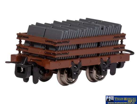 THO-77316 Thomas & Friends Narrow-Gauge Slate Wagon with Load - Brown HOn30-Scale Rolling Stock