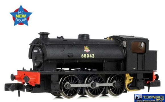 Bbl-E85502 Efe Rail Br J94-Class 0-6-0St 68043 Black Early-Emblem Era-4 N-Scale Dcc-Ready Locomotive