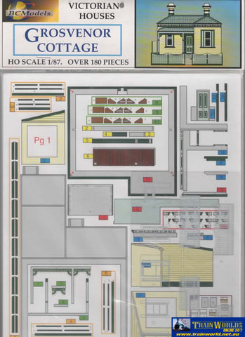 Bcm-02 Bc Models (Card Kit) Grosvenor Cottage Ho-Scale Structures