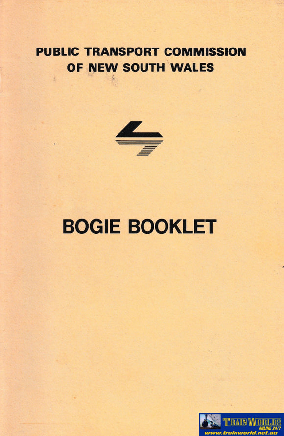 Bogie Booklet - Ptc Of Nsw -Used- (Ubnc-0635S) Reference