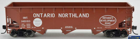 BOW-42309 Bowser 70-Ton Offset-Hopper Car #140138 Ontario Northland (ON) HO-Scale Rolling Stock