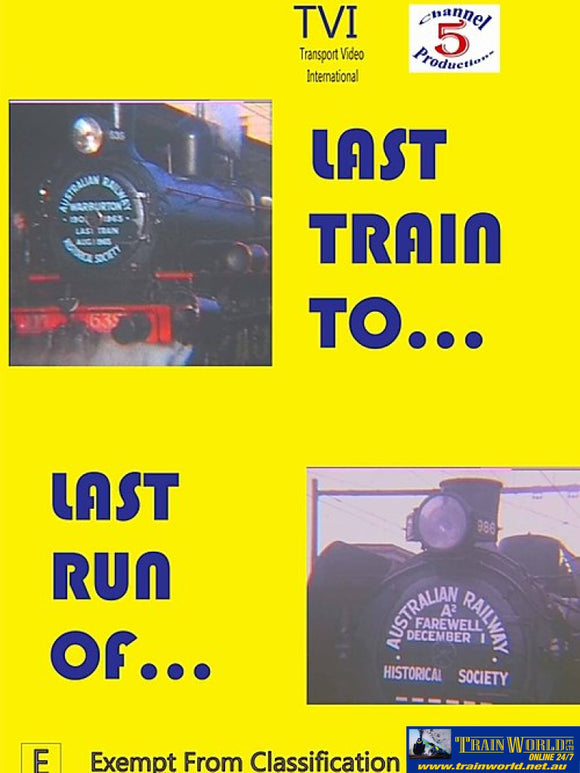 C5P-1022 Channel 5 Productions Dvd Last Train Of... Run Cdanddvd