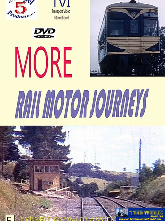 C5P-1027 Channel 5 Productions Dvd More Rail Motor Journeys Cdanddvd