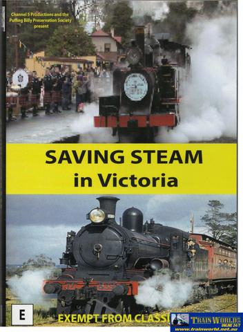 C5P-1053 Channel 5 Productions DVD ’Saving Steam in Victoria’ - CDandDVD