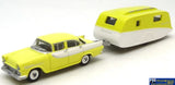 Ccc-Fbscsy Cooee Classics ’Road Ragers’ 1960 Fb Sedan Satellite Yellow & Caravan Ho Scale Vehicle