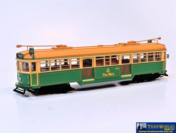 Ccc-Trame2 Cooee Classics W6 Melbourne -Tram #975 The Met Oo Scale Locomotive