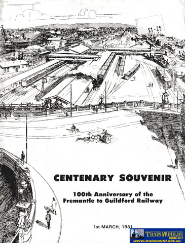 Centenary Souvenir - Fremantle to Guildford Railway -Used- (UBWC-0676S) Reference