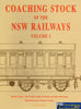 Coaching Stock Of The Nsw Railways: Volume 1 (Ascr-C1) Reference