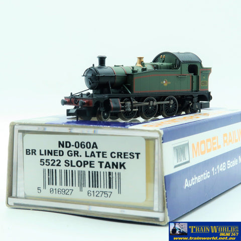 COMM-CC007 Used Goods Dapol BR lined late crest 5522 Slope Tank N Scale Locomotive